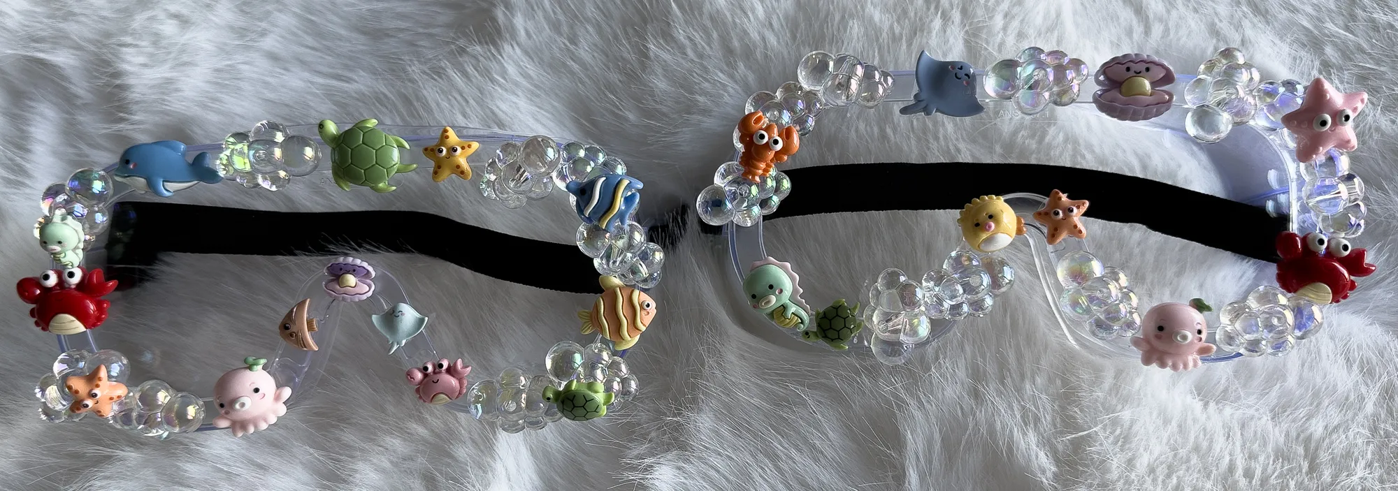 Hand-decorated goggles