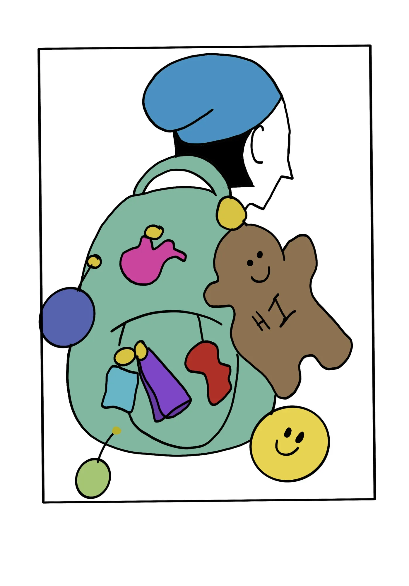 Bag charms — sketch