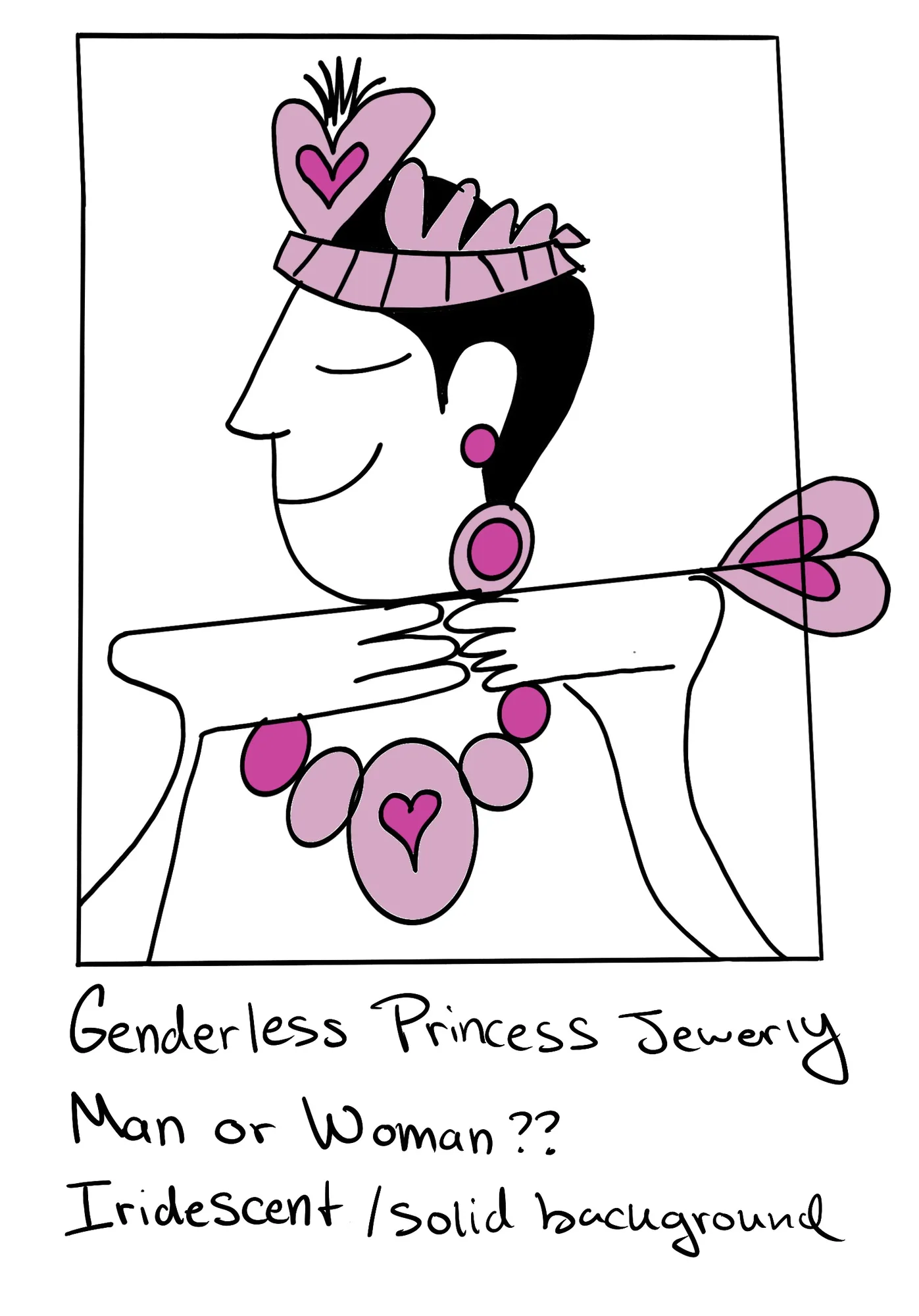 Princess jewelry — sketch